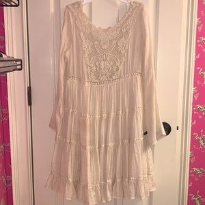 White sun dress, S